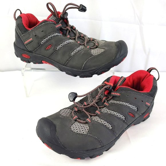 Keen Other - KEEN Koven Low Hiking Shoes Gray Black Youth 5/ Women 6.5 1011765 Waterproof